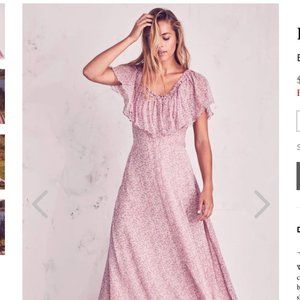 NEW LoveShackFancy Evelyn off shoulder dress